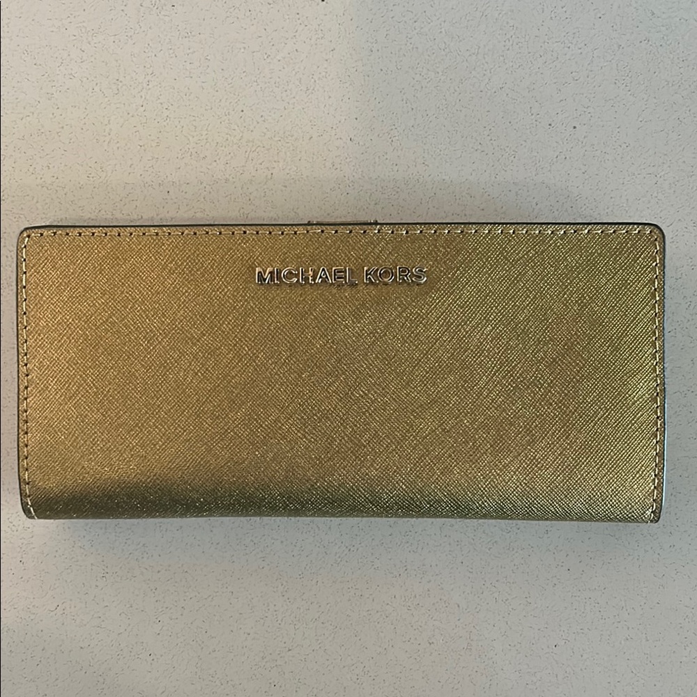 Michael Kors Gold Wallet